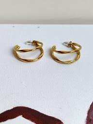 Aros Doble Dorado