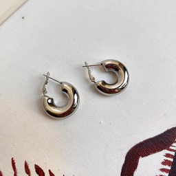 Aros 3D Plateado