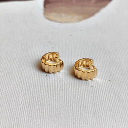 Aros Mini Listones Dorado