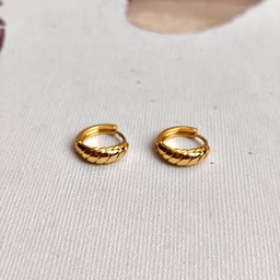 Aros Mini Oruga Dorado