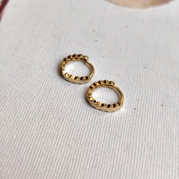 Aros Mini Hexágono Dorado