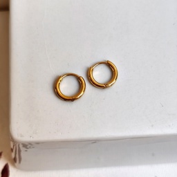 Aros Básicos 1cm Dorado