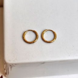 Aros Básicos 1,5cm Dorado