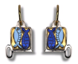 Pendientes Aros Lata Sardinas Metacrilato