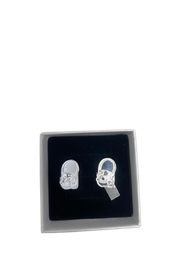 Pendientes Metacrilato Mini Tio de la Porra Plata