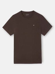 Camiseta Silbon Bordado Marrón - Silbon