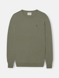 Jersey Cuello Redondo Verde Gris - Silbon