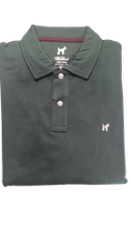 Polo Clásico Manga Larga Verde Oscuro - Williot